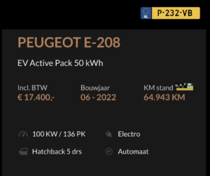 Peugeot E-208